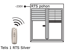 Telis 1 RTS SILVER - eshop - www.OvladaniRolet.cz, www.OvladaniZaluzii.cz, www.OvladaniMarkyz.cz 