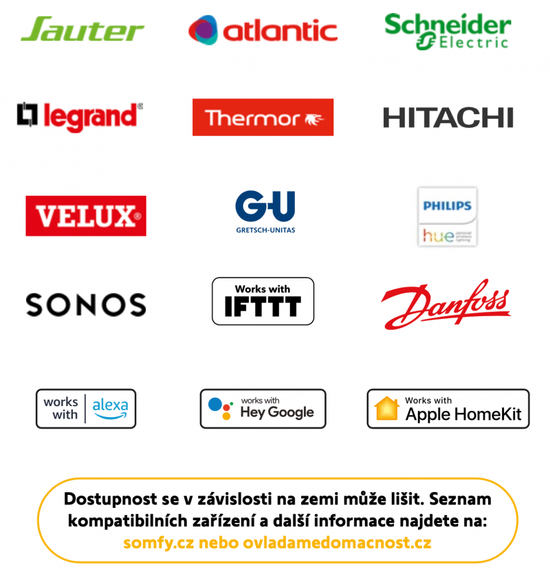 TaHoma switch seznam partnerů